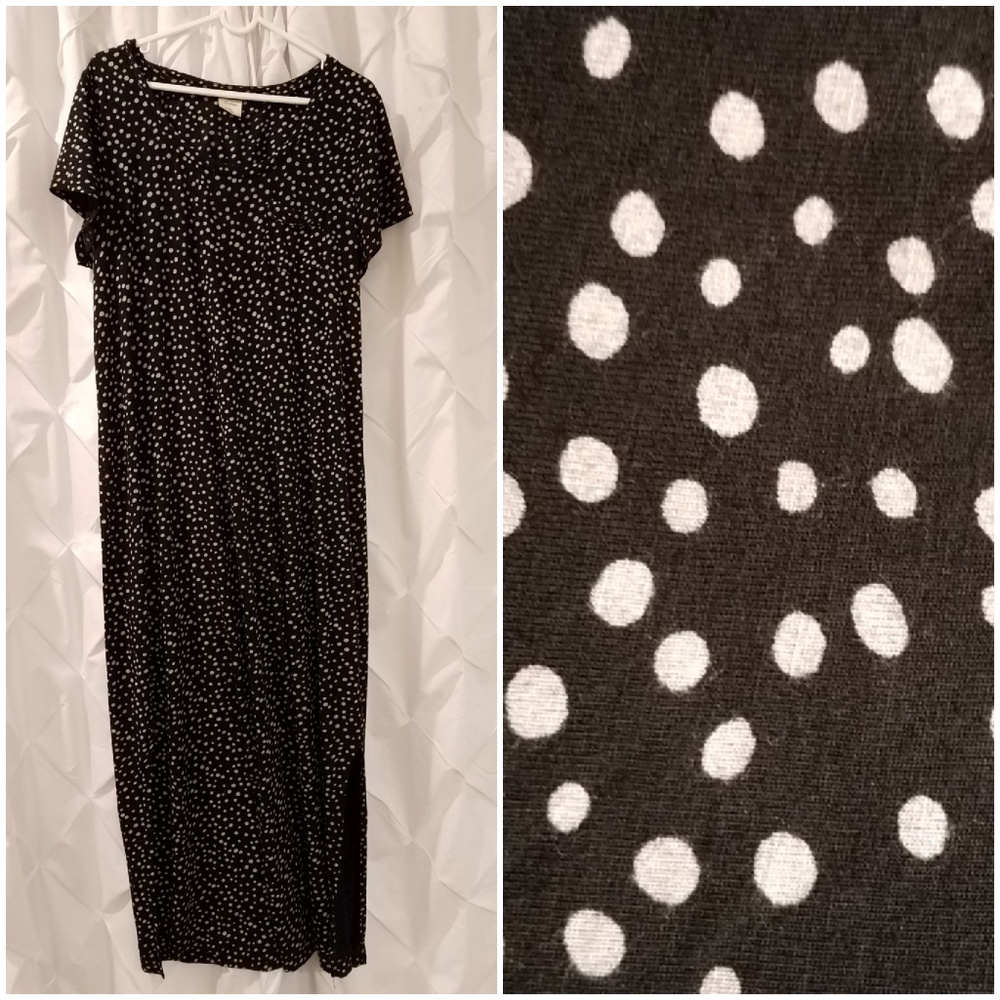 SOMA Cool Nights Short Sleeve Long Sleepshirt M